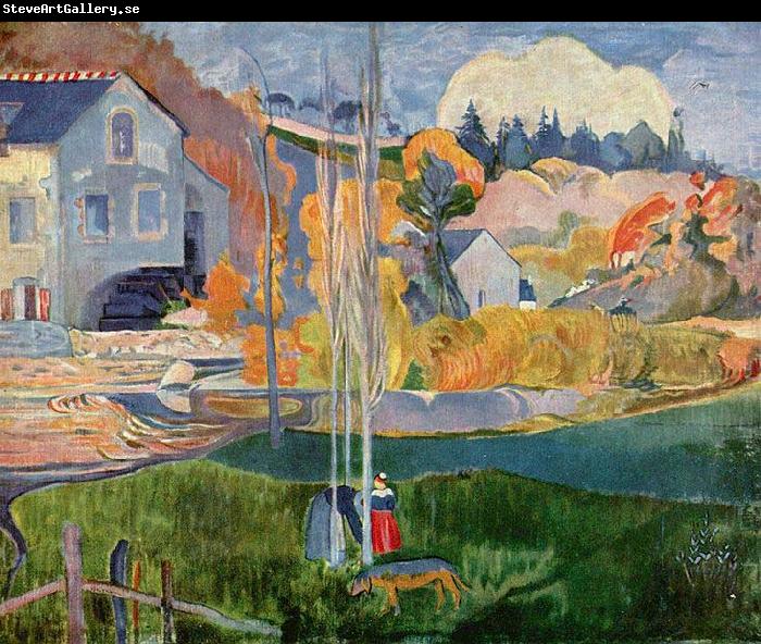Paul Gauguin Watermill in Pont Aven